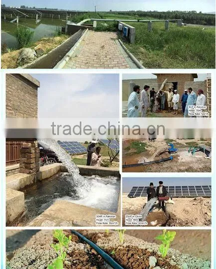 SOlar water pumping system for irrigaion, DC/AC solar pump inverter with wide MPPT range