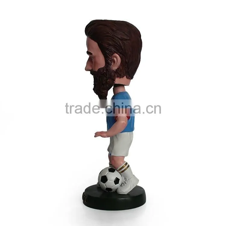 Shaking resin cartoon figure