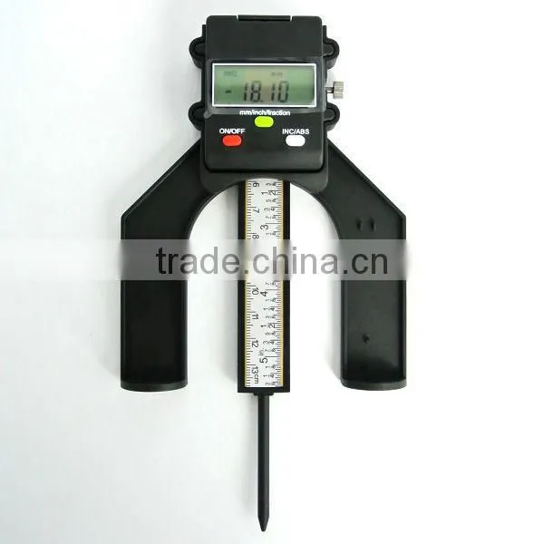 Digital LCD Tread Magnetic Self Standing Aperture 80mm Hand Routers Depth Gauge