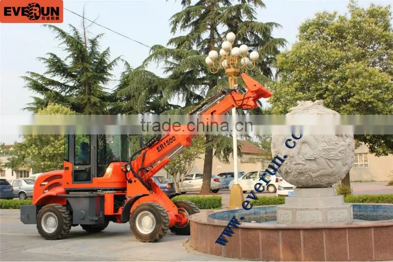 Qingdao Everun CE ER1500 Front End Loader with Telescopic Arm