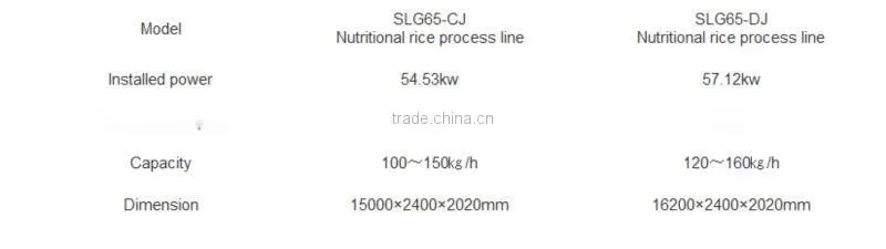 Jinan Dayi artificial rice Nutritional Rice Instant Rice Production Line