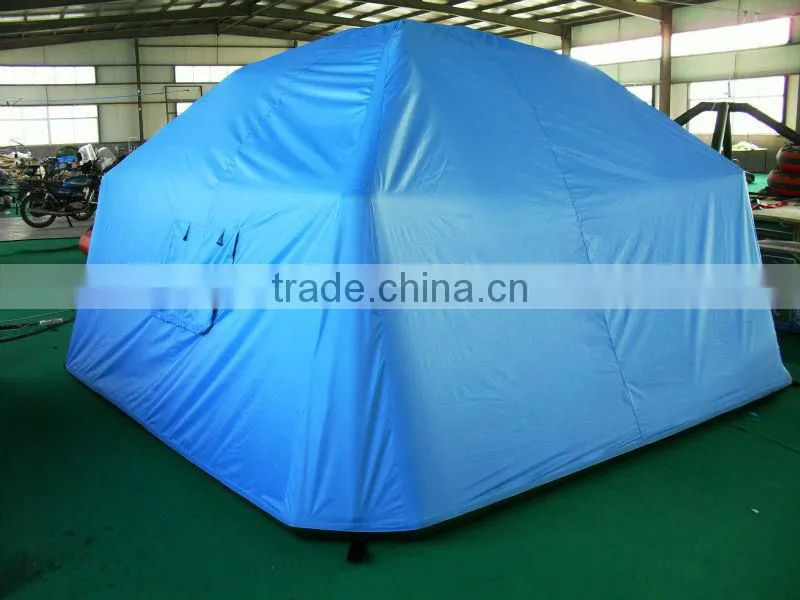 (ce) Korea pvc flexible inflatable camping tent