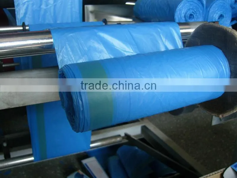 PE Plastic Drawstring Trash garbage bag