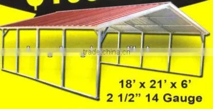 ISO certified steel structure garages high quality