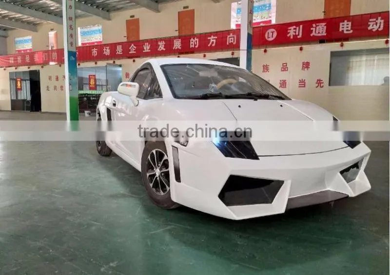 Super Cool Adult 4 Wheel Electric Car, Powerful 72V 4000W Electric Racing Car, New Energy Comfortable Electric Automobile