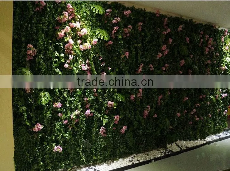 2015 best price artificial plant wall/artificial grass wall, artificial vertical plant for garden