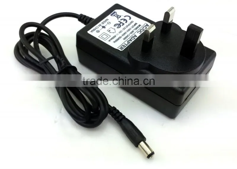 UK PLUG AC/DC Adapter 12v 3A