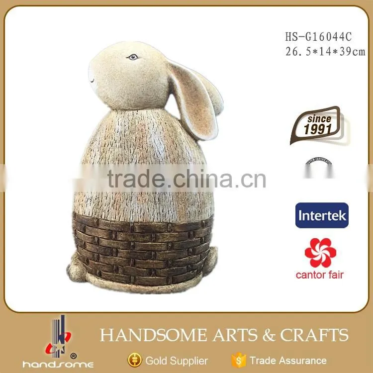 39 CM Skillful Hand Home and Garden Items Decorative Rabbit