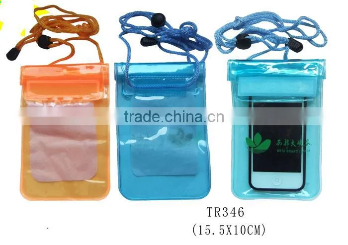 PVC Mobile Phone protective bag Phone Dry Case Cover Underwater Pouch Bag