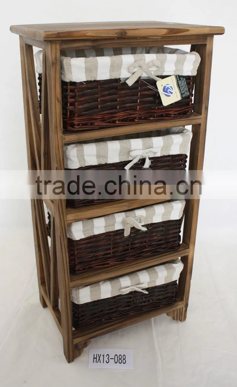 living room cabinet with woven basket wicker basket cabinet