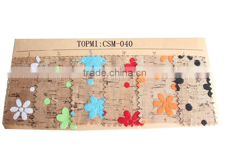 2015 new type high quality cork shoes material