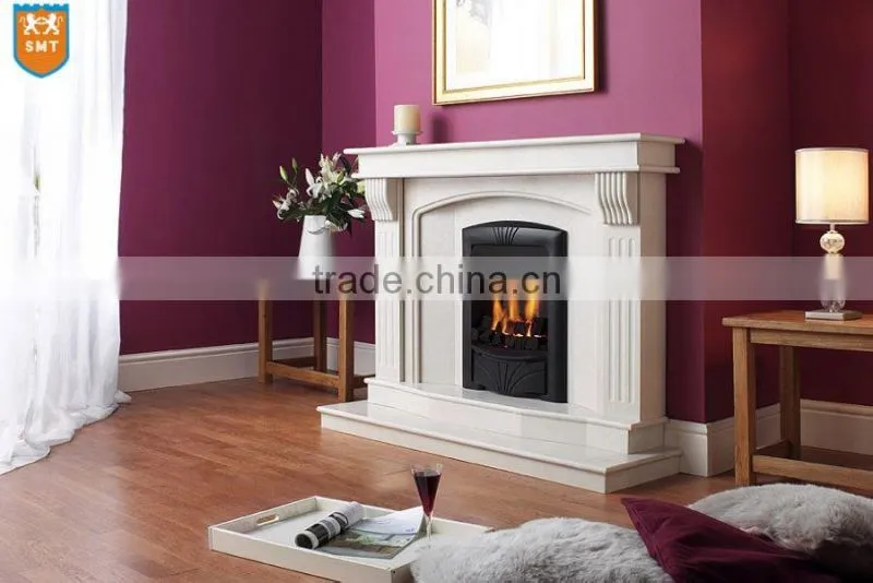 Design Fireplace Surround-Italian White Marble Fireplace