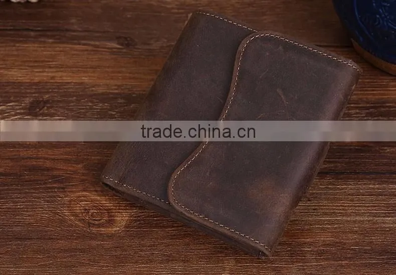 New Products cowhide Men Genuine Leather Wallet