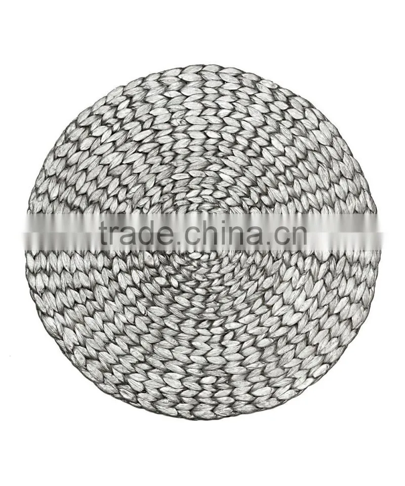 Braid water hyacinth place mat/table mat