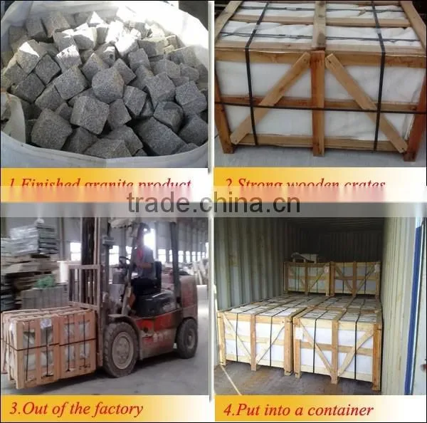 China cheap landscaping stone grey G603 granite holland paving stone