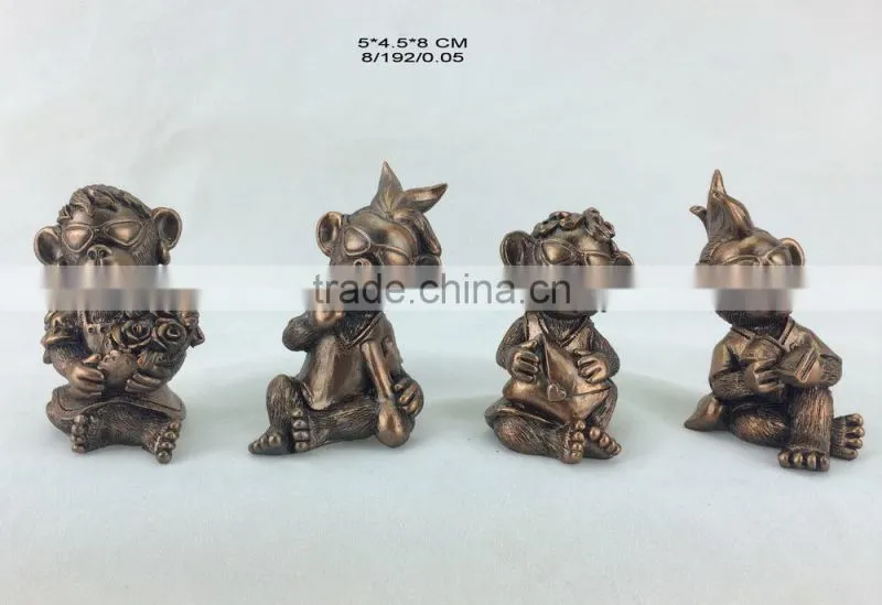 New design polyresin monkey for 2016 russia new year