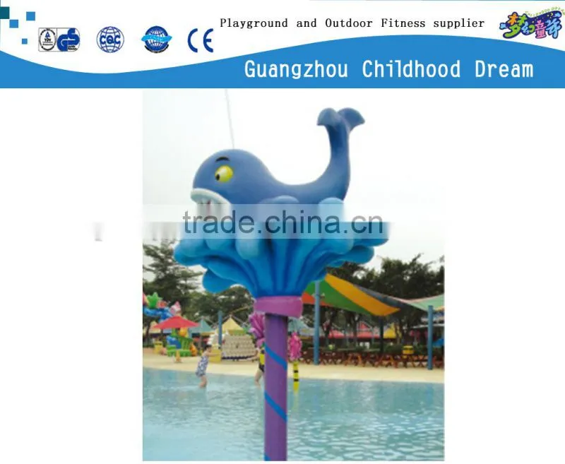 (HD-7101)Dolphin on spindrift water park decoration