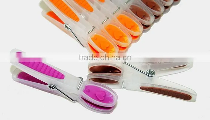 high quality decorated 24pcs eco-friendly best selling decorative clothespin