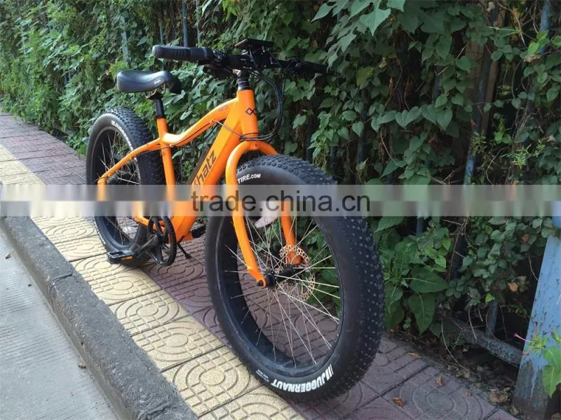 26inch fat tyre electric bike with hidden battery powered electric fat tyre bike 350W
