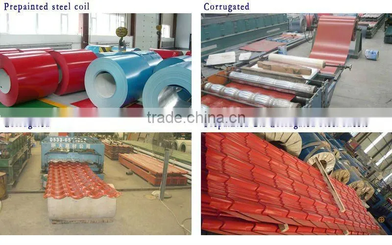 color coated roofing sheet/corrugated steel sheet
