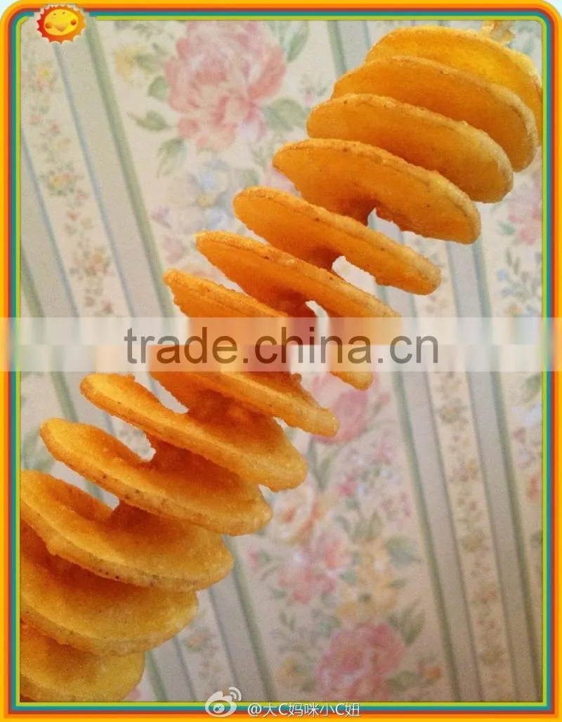easy-use vegetable spiral slicer spiral potato slicer
