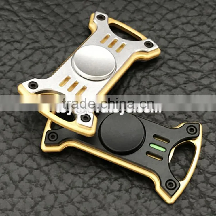Newest finger fidget toys tri metal spinner fast bearings release stress fidget toys metal spinner W01A273