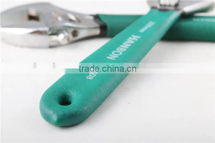Hot Sale plastic handle Ajustable Wrench