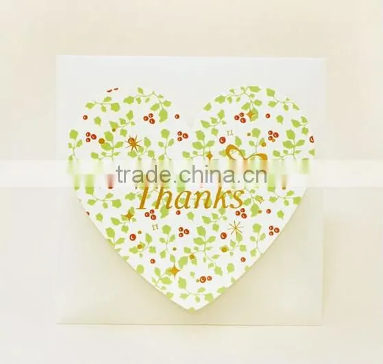 Heart Shape Folded Paper Greeting Card Handmade Valentine's Day Cards Handmade Decoration Greeting Card