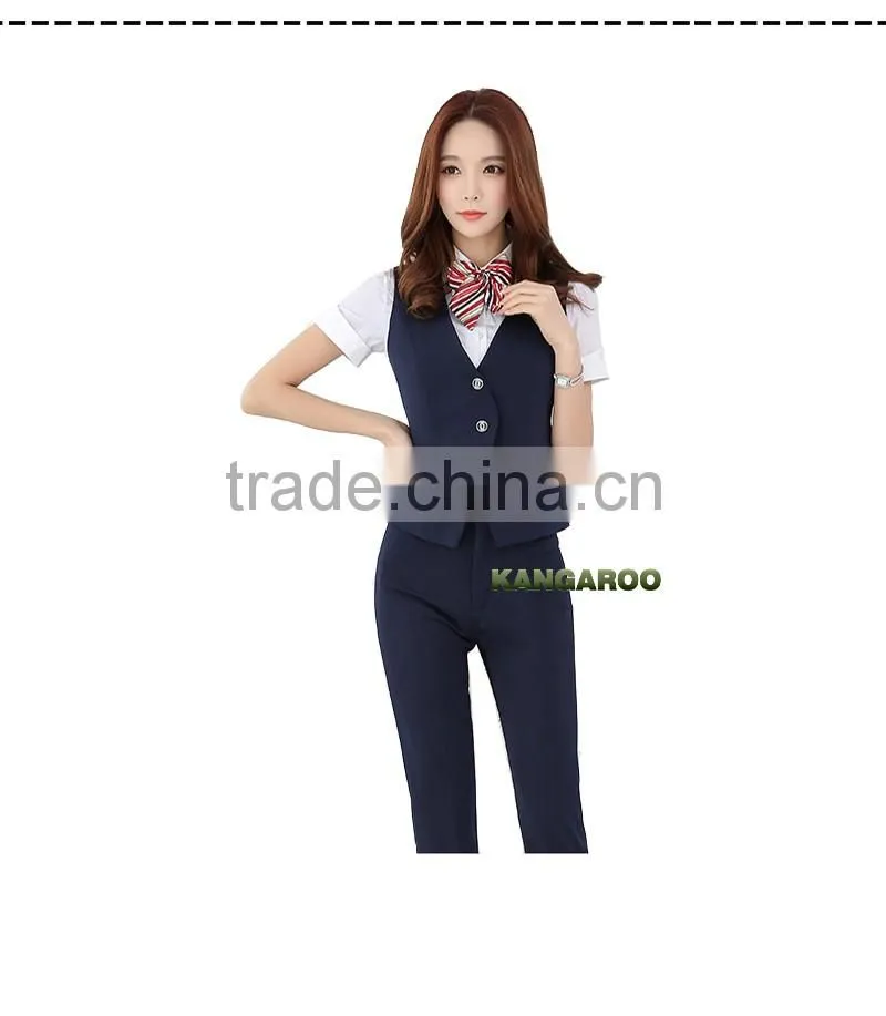Women Cashier Bank Uniform Design For Receptionist