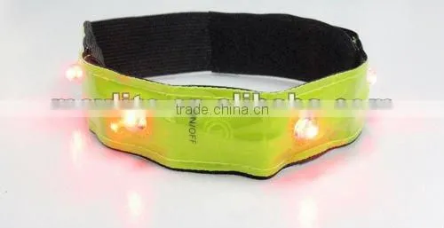 4 Pack Reflective Led band