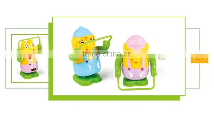 Wholesale child cartoon wind up kids plastic chain link toy