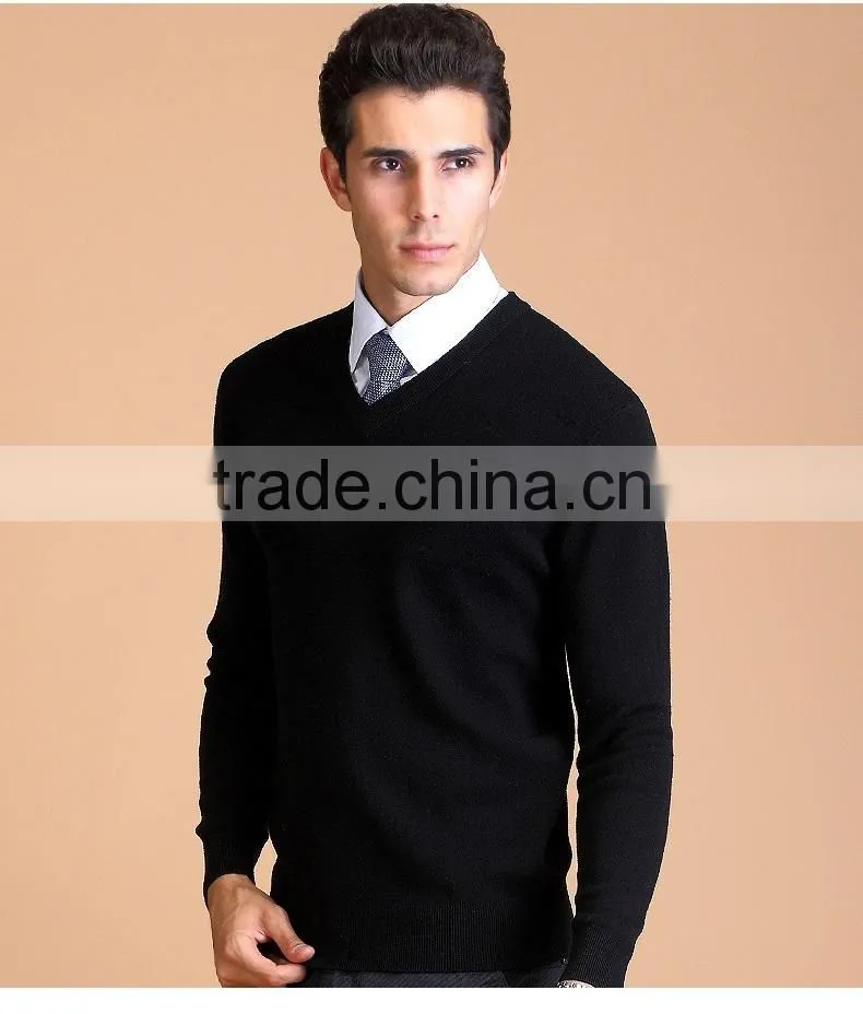 wholesale wool knitting yarn for V-neck pullover men jersey ,wool knitting computer machine men sweater knitting wool in bulk