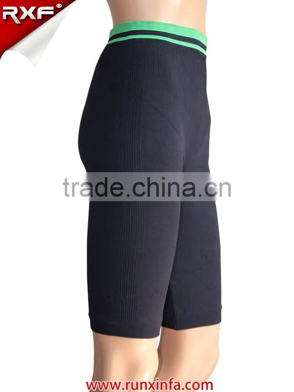 Seamless shape legging/half tummy control legging