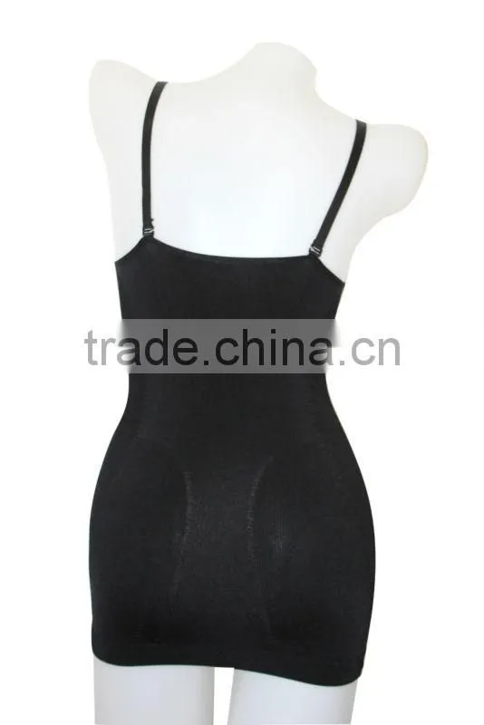 Best popular open bust mid waist slimmer tank top