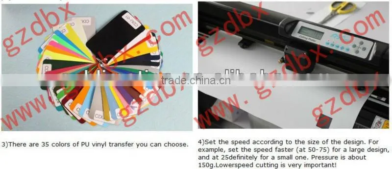 Fashion design garment patterned heat transfer vinyl