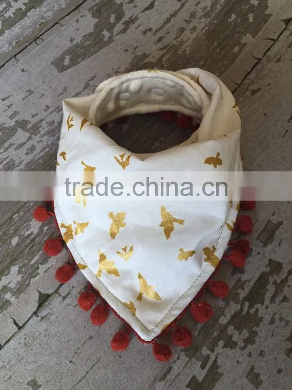 Baby Bandana Drool Bibs Tassel Kids Feeding Baby Boutique Floral Bibs