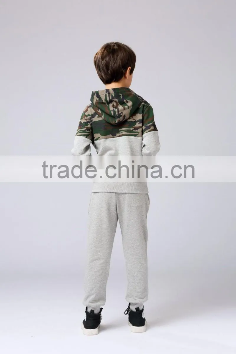 Autumn Winter Fashion Cotton Knitted Kids Sport Clothes Set Boys 2pcs Clothes Set Kids Clothing Wholesale