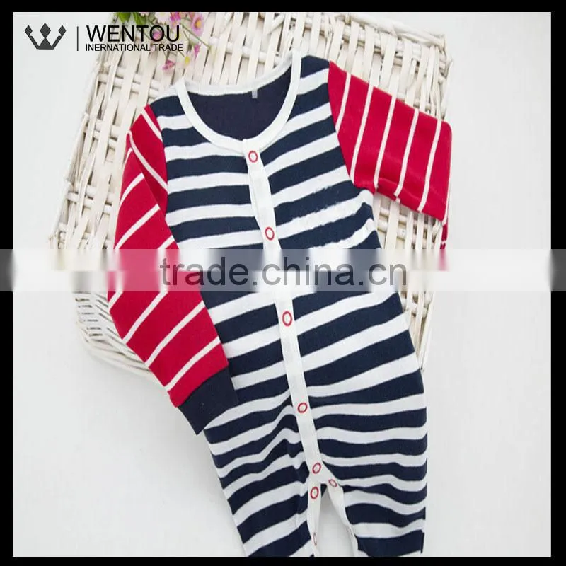 Wholesale Striped Cotton Romper For Baby