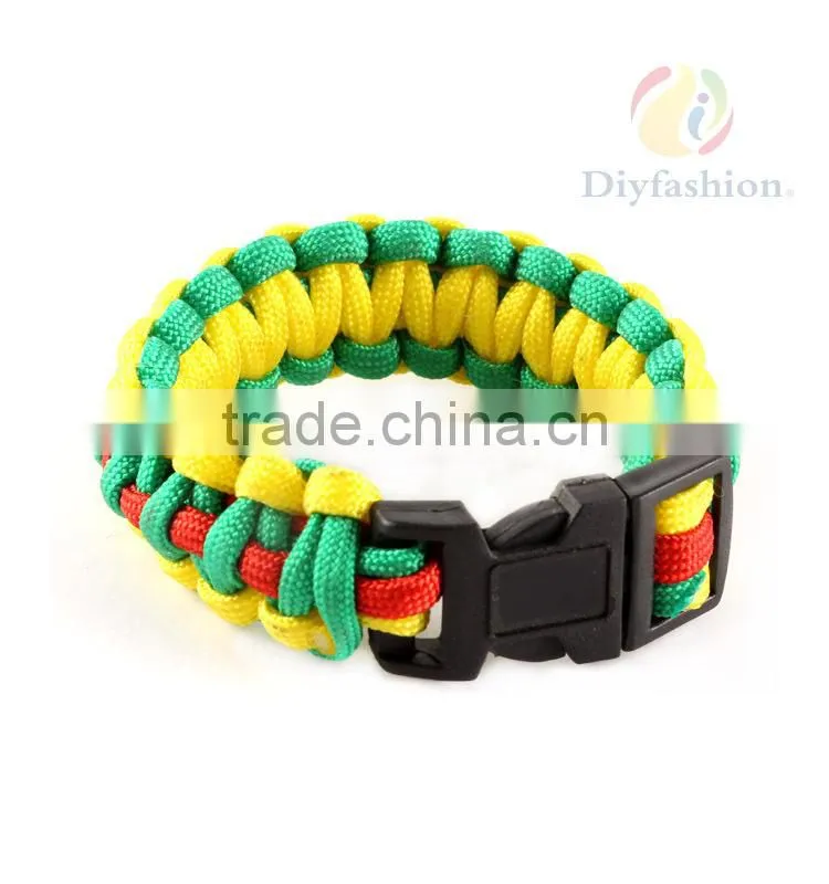 2017 Hot selling Fashion Survival Paracord Weaves With Adjustable PC-6008-3