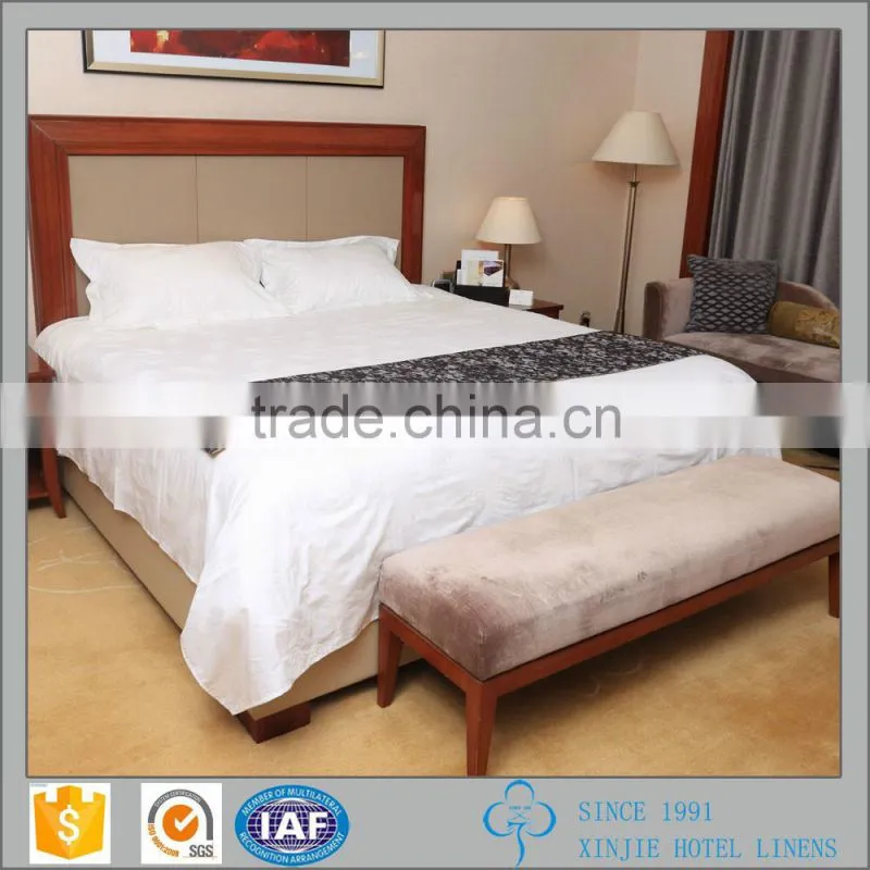 Fashion 100% cotton hotel bedding set and factory sale bed linen
