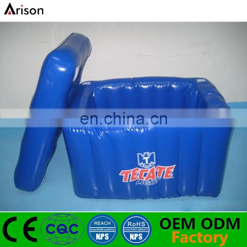 Inflatable ice bucket beer cooler inflatable float ice cooler for water cooler