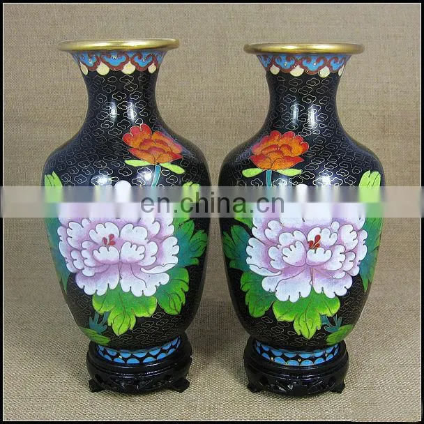 Antique Vintage Chinese Cloisonne Vases