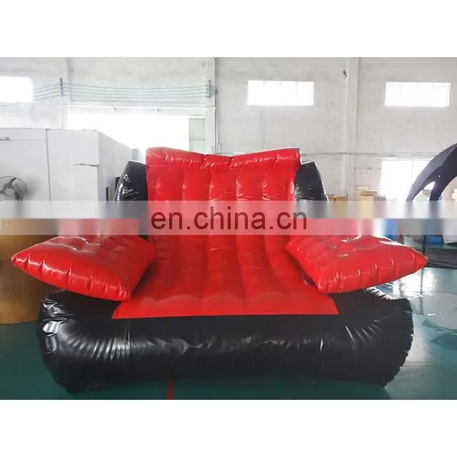 Double Inflatable PVC Soft Folding Sofa Living Room Furniture