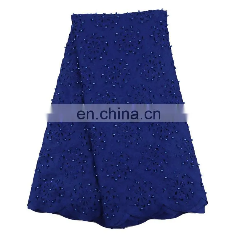 High quality 100% cotton polish lace fabric African embroidery lace fabric No.LP41200129
