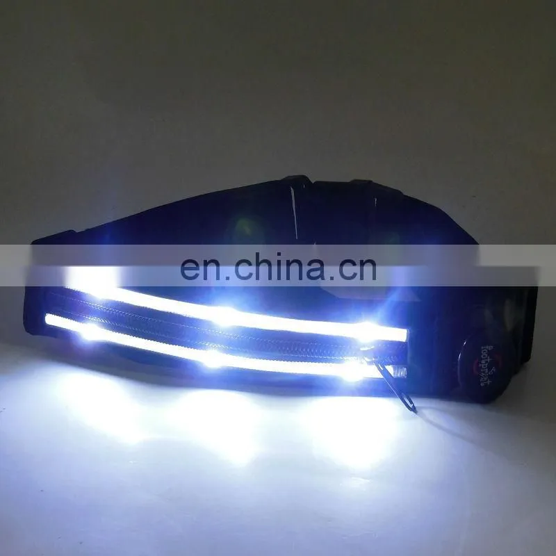 Fashional LED Flashing Elastic Waistband led glowing waistbands led light belt