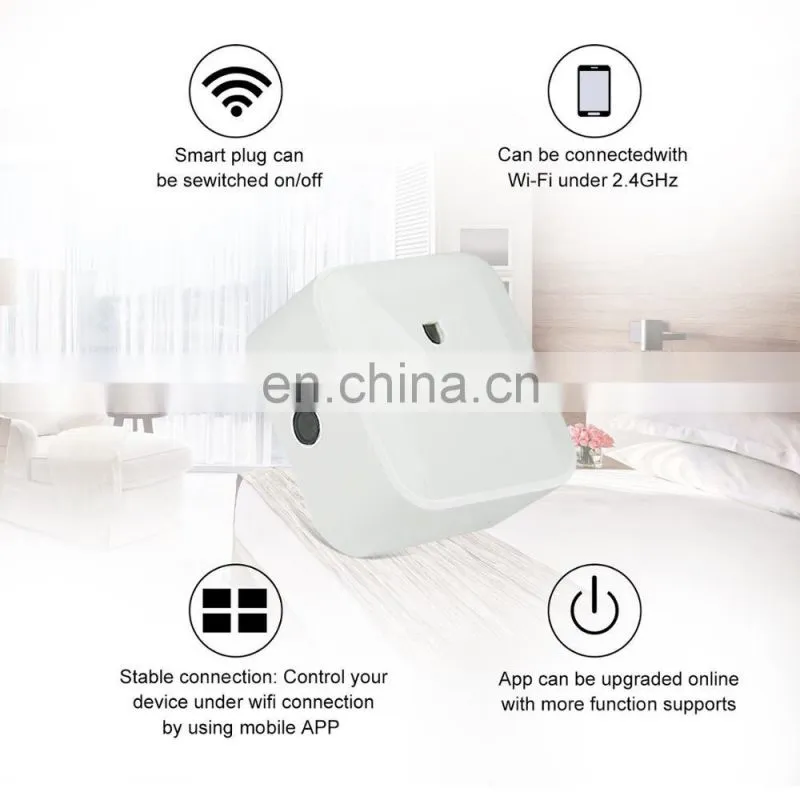 smart wifi switch mini Plug power Wireless WiFi outlet for Amazon Alexa