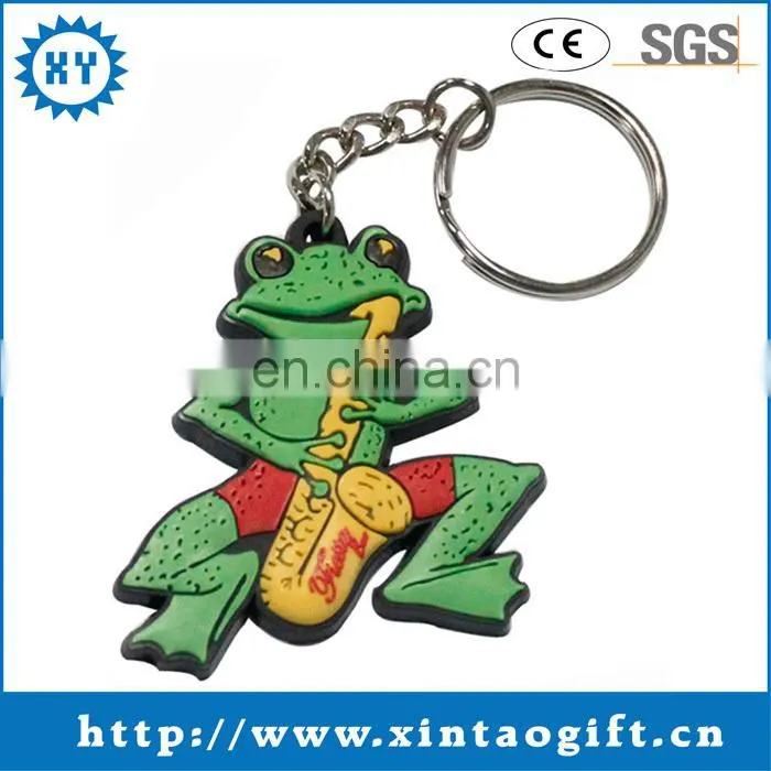 High quality custom soft pvc rubber keychain