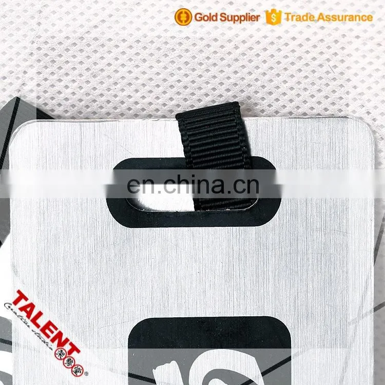 The private custom stainless steel wiredrawing specialty paper silk printing hangtag