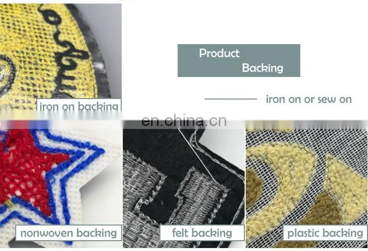 no minimum order quantity custom chenille patches