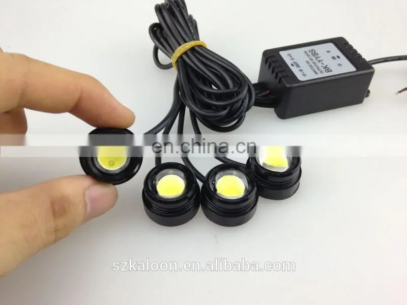 super brightness 4x3W eagle eye strobe light 4pcs/set with remote controller